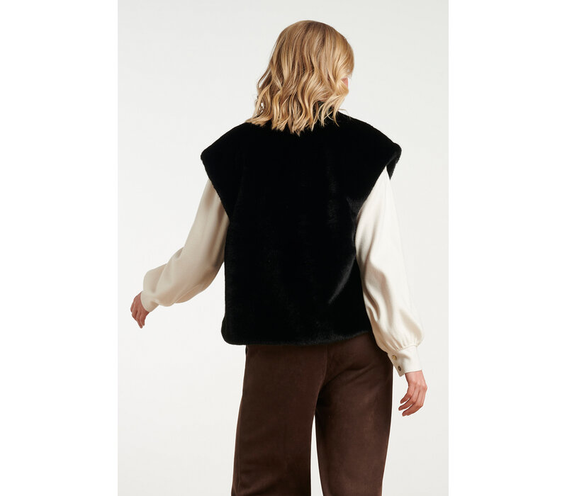 Smashed Lemon Gilet Black