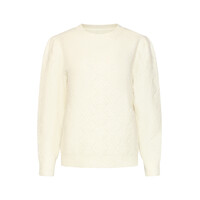 Smashed Lemon Knit Top Off White