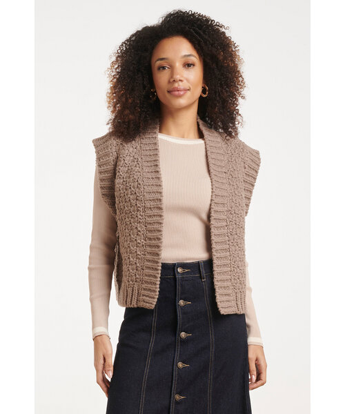Smashed Lemon Smashed Lemon Knit Gilet
