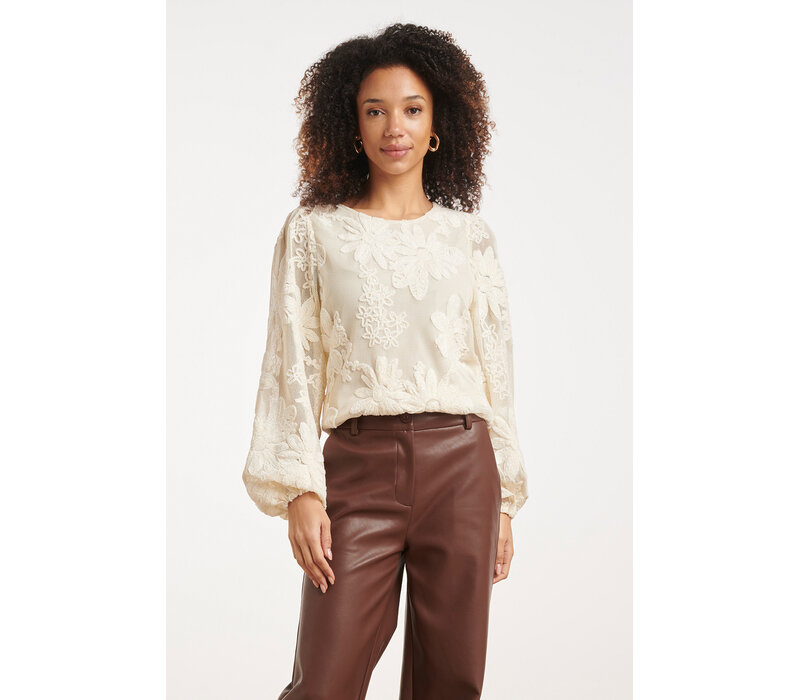 Smashed Lemon Blouse Off White
