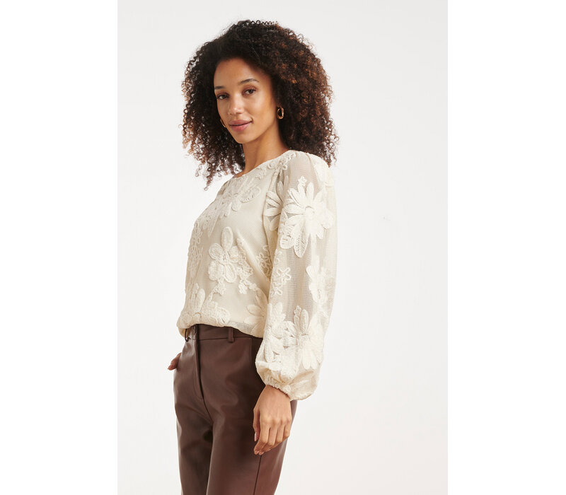 Smashed Lemon Blouse Off White