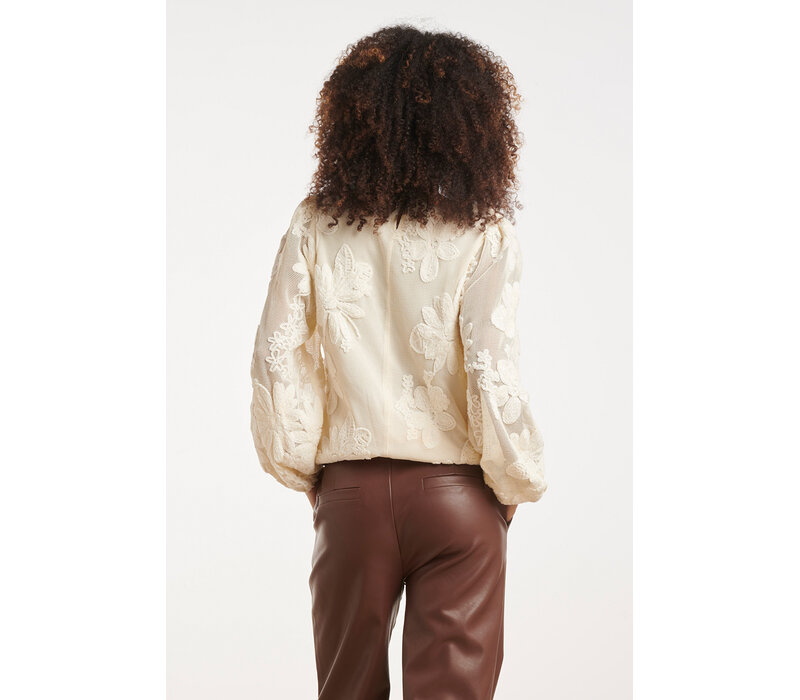 Smashed Lemon Blouse Off White