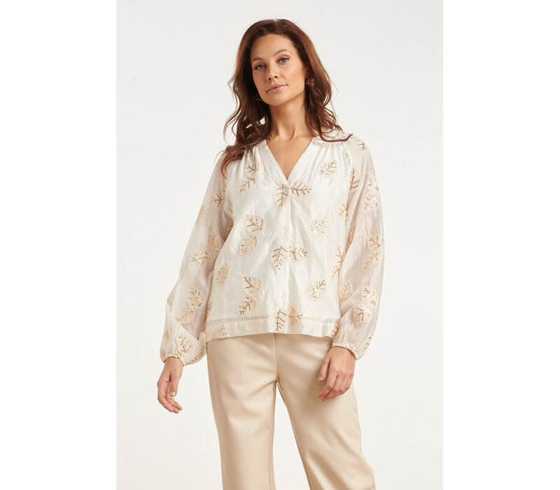 Smashed Lemon Blouse Off White