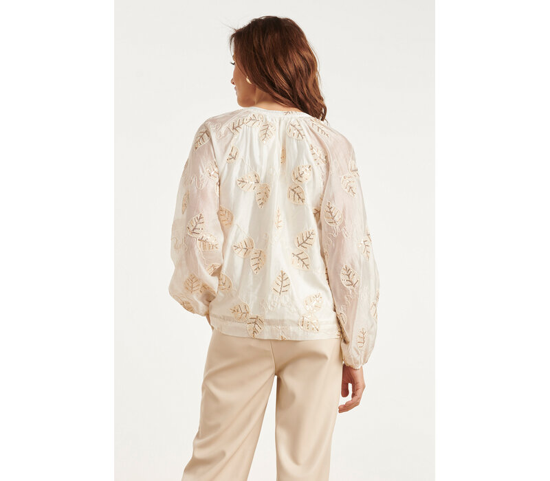 Smashed Lemon Blouse Off White