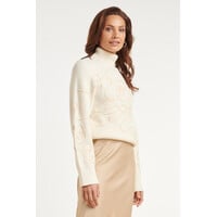 Smashed Lemon Knit Top Off White Sand