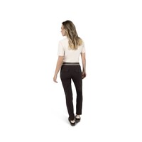 Zoso Travel Pant with Piping Espresso Black