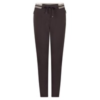 Zoso Travel Pant with Piping Espresso Black