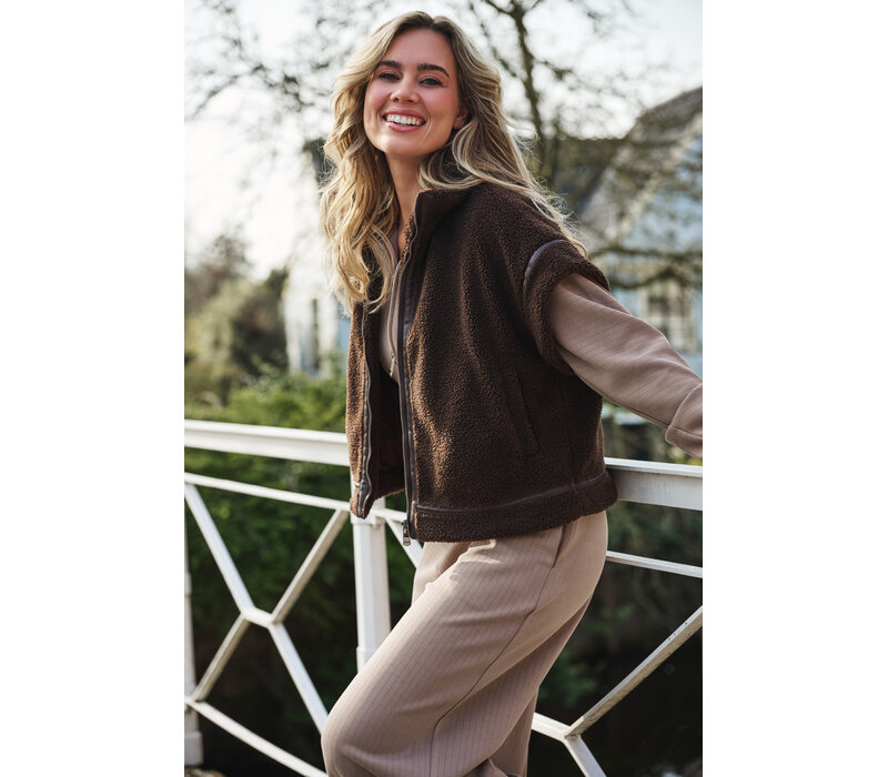 Zoso Fancy Waistcoat Espresso