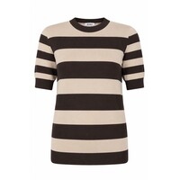 Zoso Knitted Sweater Espresso Ivory
