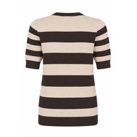 Zoso Knitted Sweater Espresso Ivory