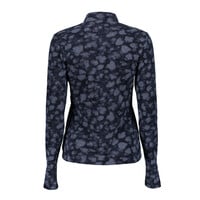 Geisha Top Turtle Rhinestones Dark Blue Silver