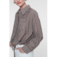 Geisha Blouse Brown Sand