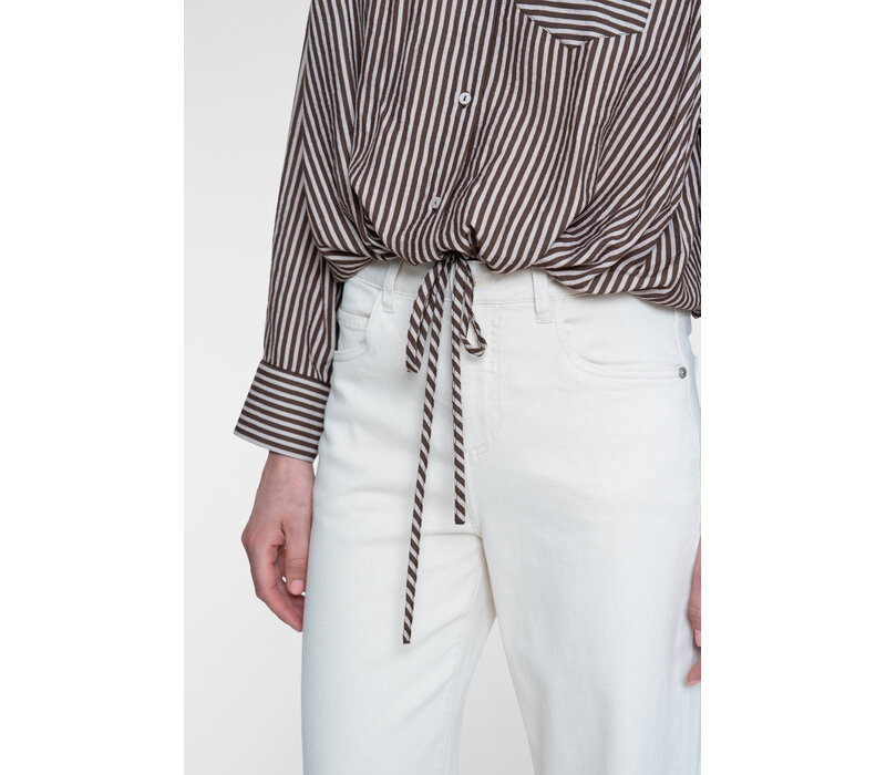 Geisha Blouse Brown Sand