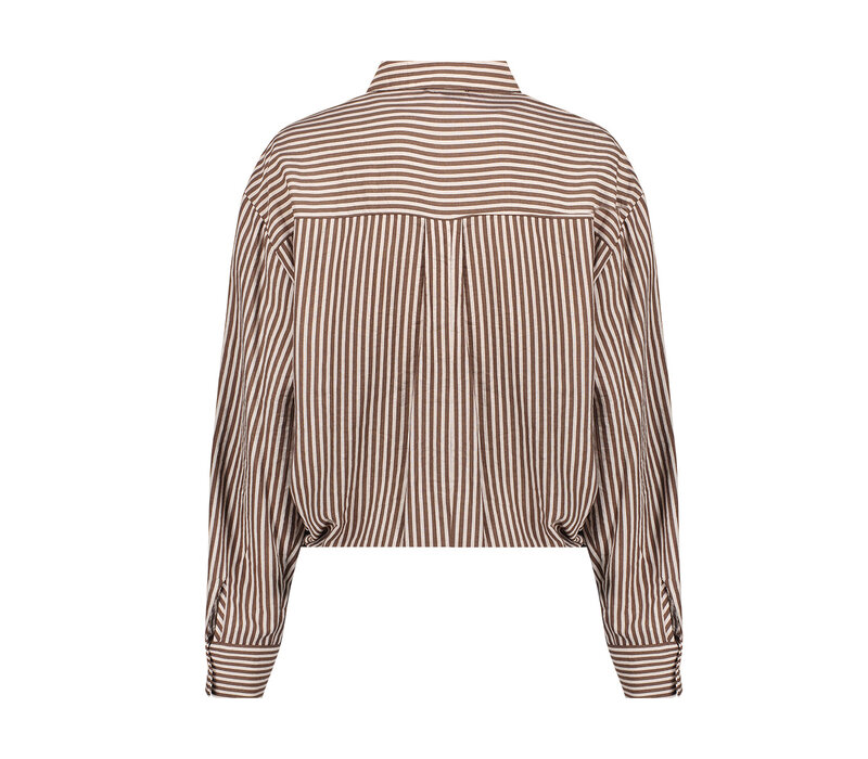 Geisha Blouse Brown Sand