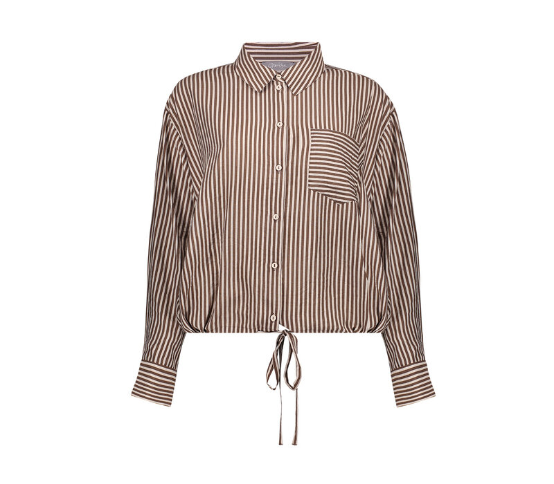 Geisha Blouse Brown Sand