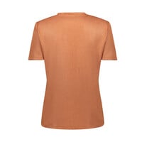 Geisha T-Shirt Round Neck Foil Camel