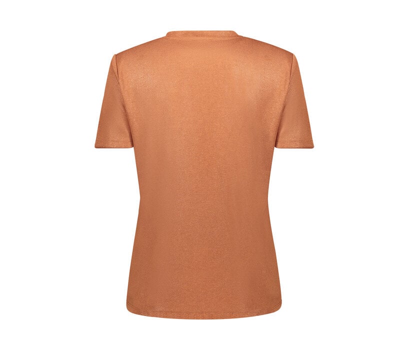 Geisha T-Shirt Round Neck Foil Camel