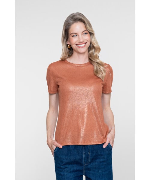 Geisha Geisha T-Shirt Round Neck Foil