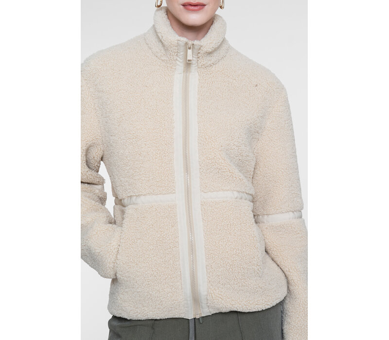 Geisha Jacket Teddy Off White