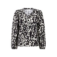 Zoso Print Travel Blouse Black Espresso