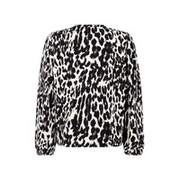Zoso Print Travel Blouse Black Espresso