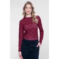 Geisha Top Lace Bordeaux