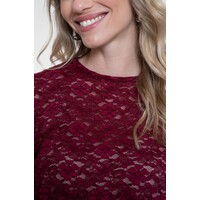 Geisha Top Lace Bordeaux