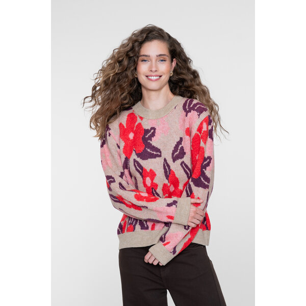 Geisha Pullover Flowers 