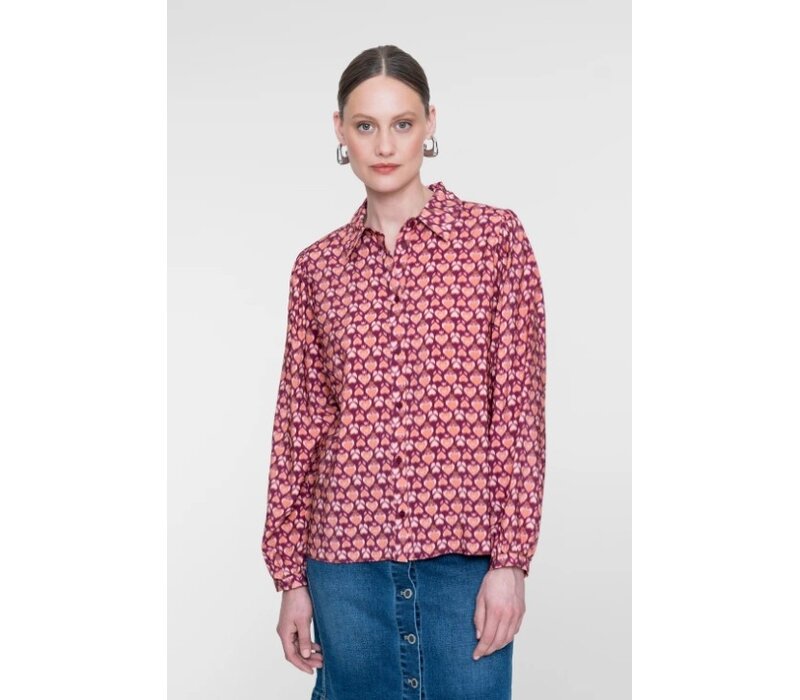 Geisha Blouse Cassis Orange