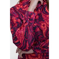 Geisha Blouse Navy Coral