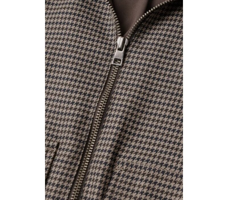 Street One Jacket Houndstooth Sanded Amber
