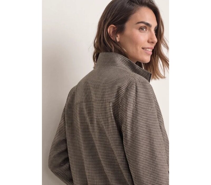 Street One Jacket Houndstooth Sanded Amber