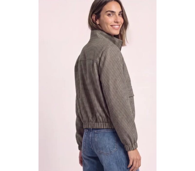 Street One Jacket Houndstooth Sanded Amber