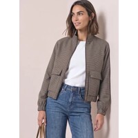 Street One Jacket Houndstooth Sanded Amber