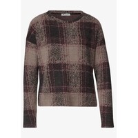 Street One Soft Multi Color Check Style Black Coffee