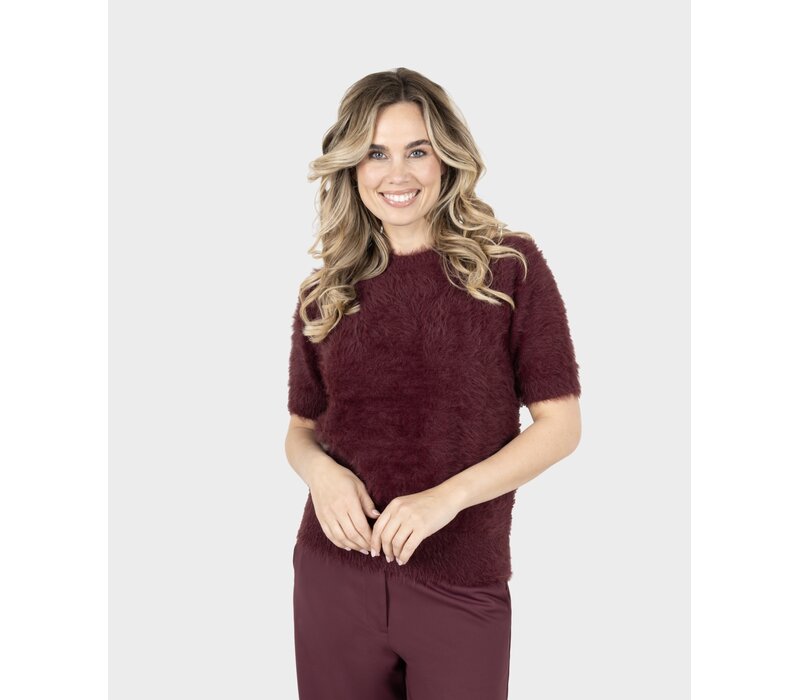Zoso Knitted Sweater Bordeaux