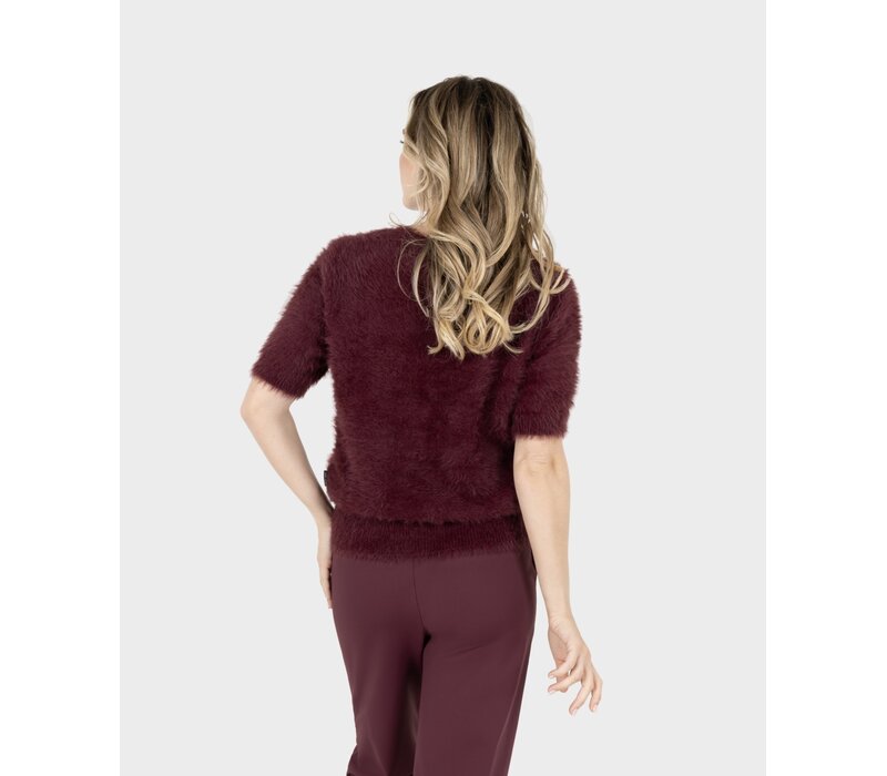 Zoso Knitted Sweater Bordeaux