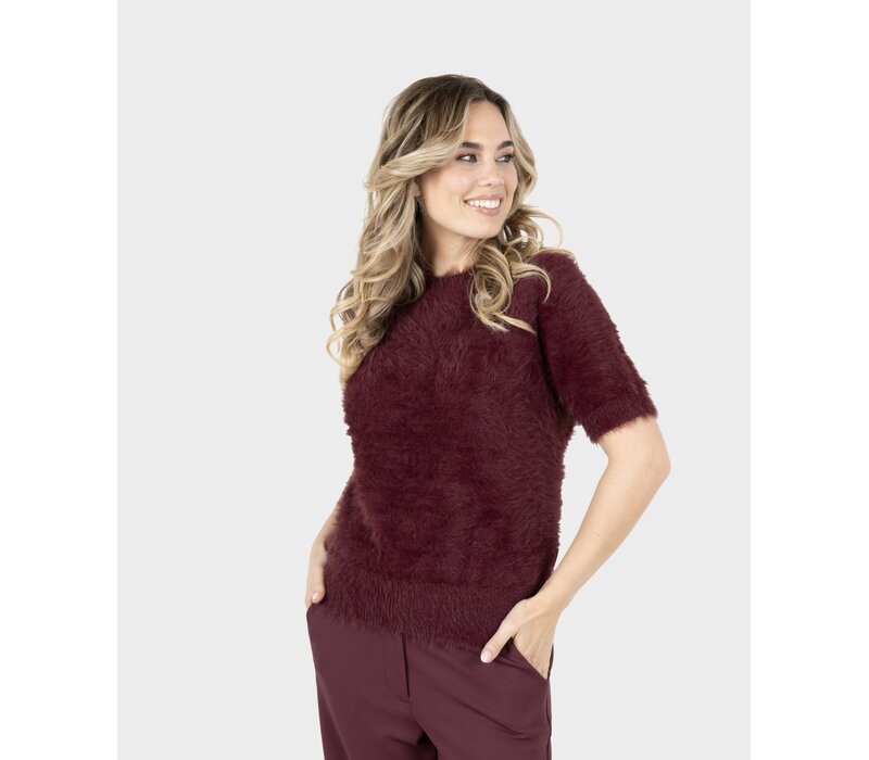 Zoso Knitted Sweater Bordeaux