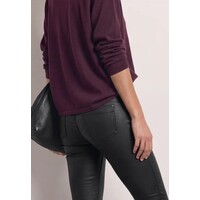 Street One York Coating Mid Waist Black Coffee