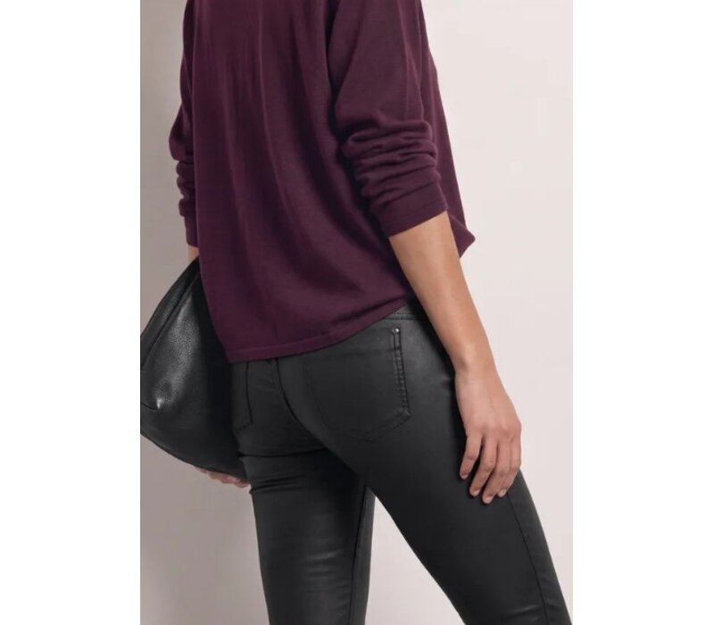 Street One York Coating Mid Waist Black Coffee