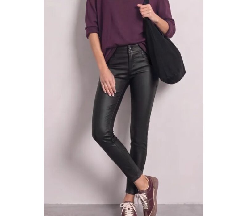 Street One York Coating Mid Waist Black Coffee