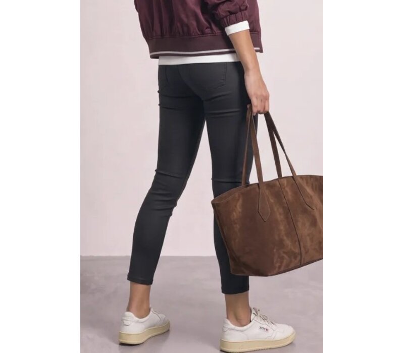 Street One York Coating Mid Waist Black