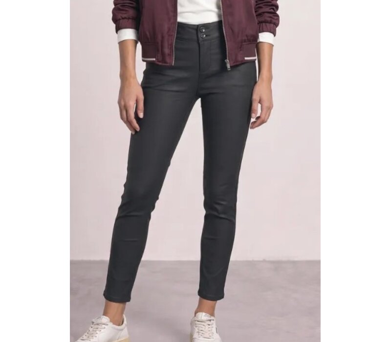 Street One York Coating Mid Waist Black