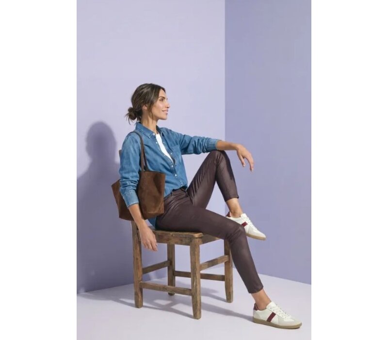 Street One York Coating Mid Waist Ruby Vine