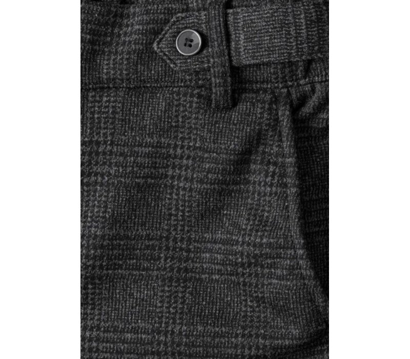 Street One Emee Check High Waist L30 Black