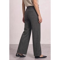 Street One Emee Check High Waist L30 Black