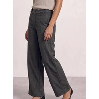 Street One Emee Check High Waist L30 Black