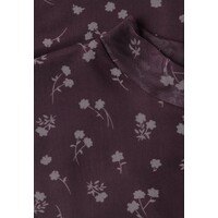 Street One Printed Mesh Round Neckshirt Rustic Rouge