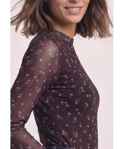 StreetOne Street One Printed Mesh Round Neckshirt