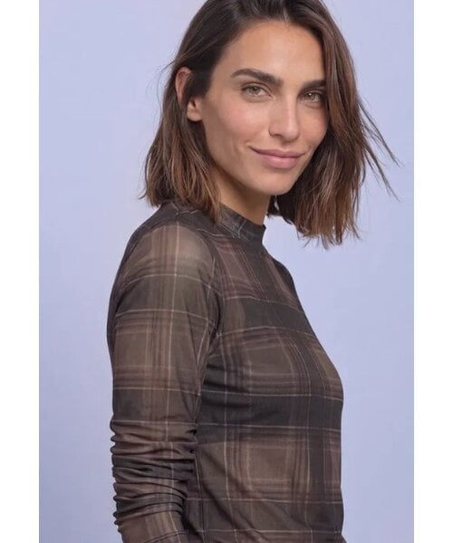 StreetOne Street One Printed Mesh Round Neckshirt